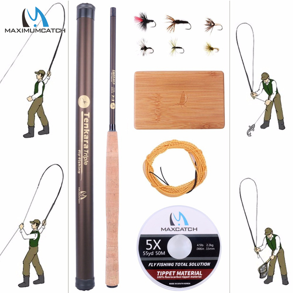 Fishing Rod Ice - Maximumcatch 9-13FT V-Tenkara 막대 복장 IM10/36T
