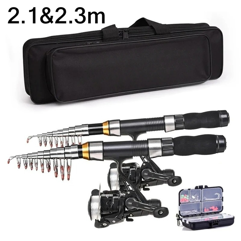 Fishing Rod Combo - 브라브맥 2.1/2.3m 텔레스코픽 낚싯대 릴 콤보