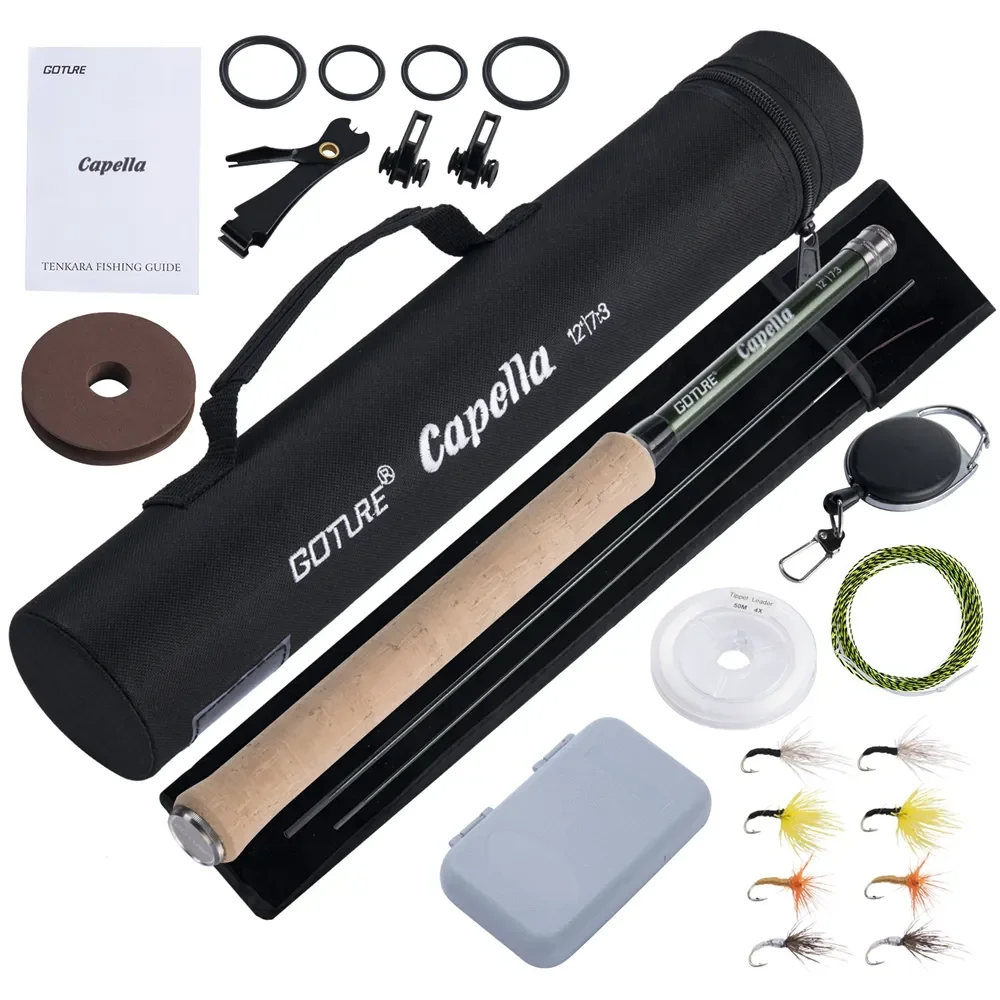 Fishing Rod Combo - 고투어 12피트 클래식 텐카라 플라이 낚싯대