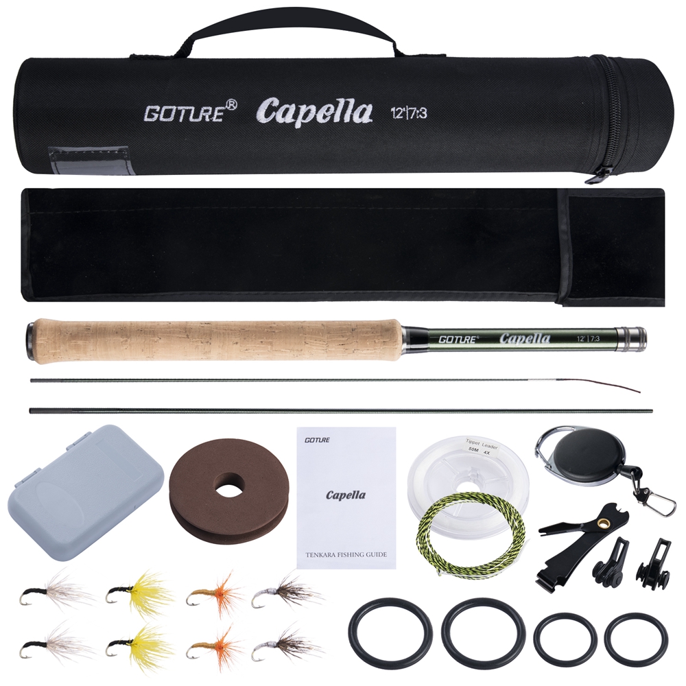 Goture Tenkara 플라이 낚싯대 콤보 3.6m - Fishing Rod Combo 리뷰 및 가격