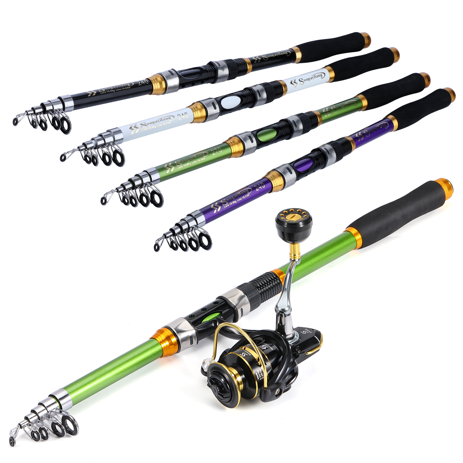 Sougayialng 스피닝 낚싯대 및 릴 세트 1.8 - Fishing Rod Combo 리뷰 및 가격